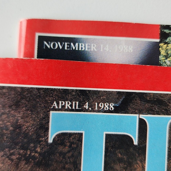 Time Magazine Israel 1988 April 4 November 14 Israeli Shamir News Politics Gulf - Picture 4 of 7